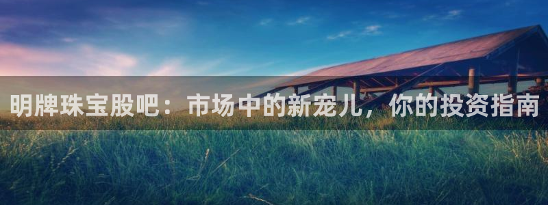 新航娱乐主管是谁:明牌珠宝股吧:市场中的新宠儿,你的投资指南