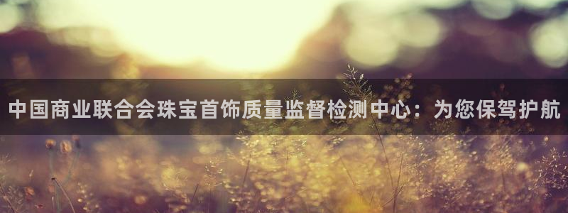 高州新航线娱乐俱乐部:中国商业联合会珠宝首饰质量监督检测中心